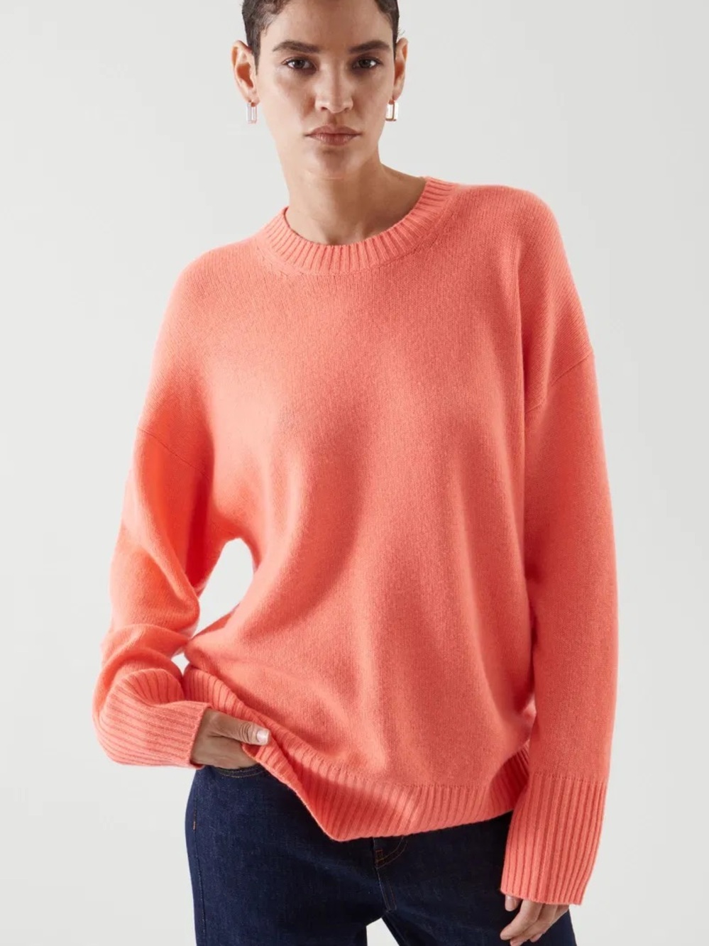 COS Oversized Cashmere Sweater - sz L